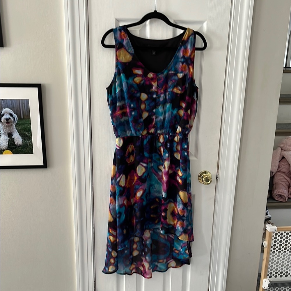 Colorful High Low Dress